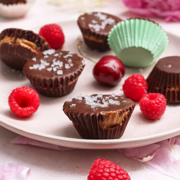 PB & Jelly Choco Cups  - Healthy Dessert Recipe