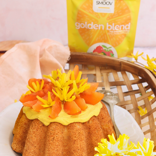 Golden Cake - Nutritious Dessert Recipe - Vegan Friendly
