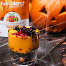 Load image into Gallery viewer, Halloween dessert made using smoov superfood blends and powders. Packed with antioxidants for health &amp; wellness. Keto Friendly