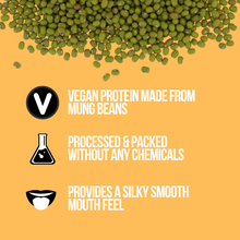 Load image into Gallery viewer, Mung Bean Protein from Smoov is a A Great Plant Protein Alternative to Pea Protein! Very Neutral Taste- For those who don&#39;t like the taste of Peas. One Ingredient: Mung Beans, nothing else.No Sweeteners, No Flavours, No Additives. Micro-ground for a Smooth &amp; creamy texture - mixes great! Increase Protein intake.