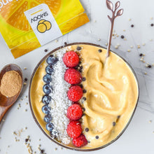 Load image into Gallery viewer, Immunity Smoothie bowl made using smoov superfood blends and powders. Packed with antioxidants for health &amp; wellness. Keto Friendly